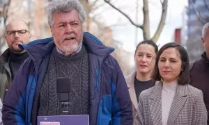 El coordinador de Alianza Verde, Juantxo López de Uralde, y la líder de Podemos, Ione Belarra, a 1 de abril de 2024.