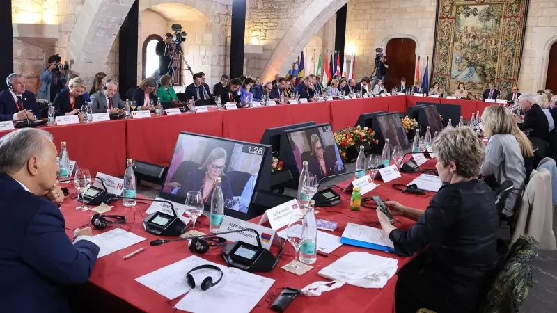 Vista general durante la clausura de la Conferencia de Presidentes de Parlamento de la Unión Europea, a 23 de abril de 2024 en Palma de Mallorca.