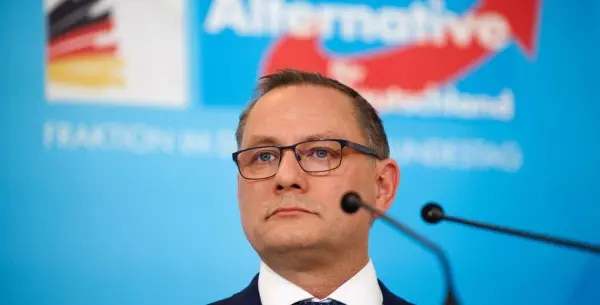 El candidato a las elecciones europeas de la fuerza ultraderechista Alternativa por Alemania, Maximilian Krah, en una imagen de archivo.