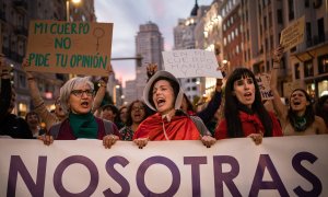 Manifestación por el derecho al aborto en Madrid, a 28 de septiembre de 2022.