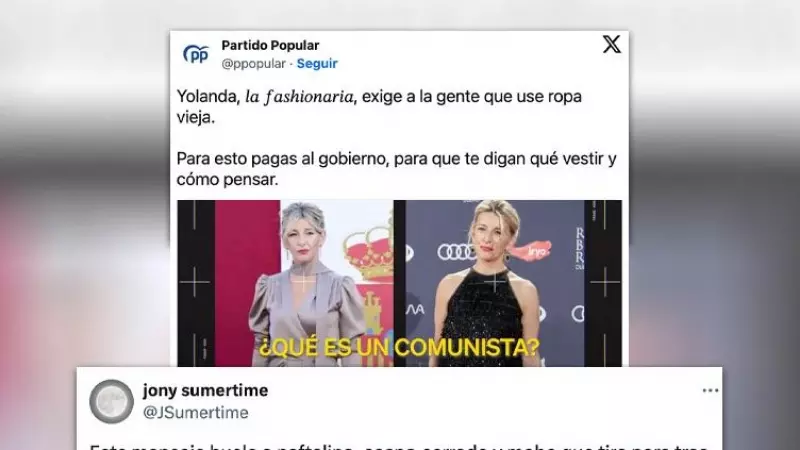 'En el capítulo de machiruladas del día...': el patético vídeo del PP contra Yolanda Díaz