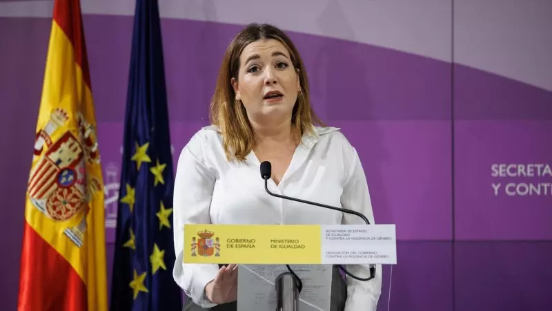La exsecretaria de Estado de Igualdad y contra la Violencia de Género en funciones, Ángela Rodríguez, a 4 de octubre de 2023, en Madrid (España). Imagen de archivo.