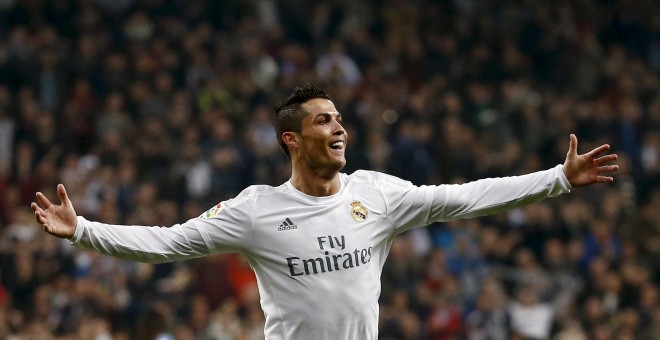 Cristiano Ronaldo celebra su segundo gol.- REUTERS