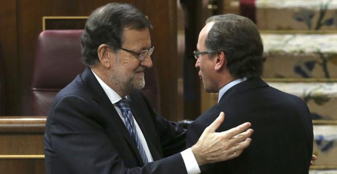 Mariano Rajoy y Alfonso Alonso, en una foto de archivo. / EFE