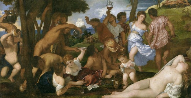 'La bacanal de los andrios', de Tiziano