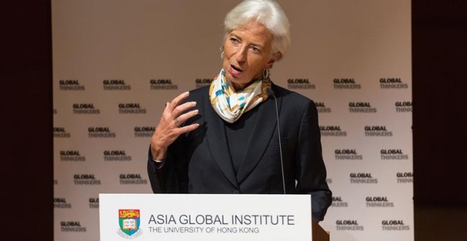 La directora del Fondo Monetario Internacional (FMI), Christine Lagarde. EFE