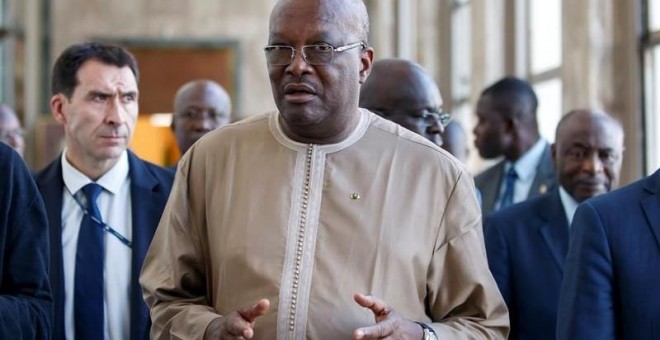 El presidente de Burkina Faso