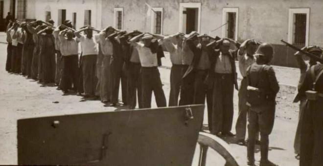 0.- Prisioneros republicanos capturados por las tropas franquistas.- BIBLIOTECA NACIONAL DE ESPAÑA