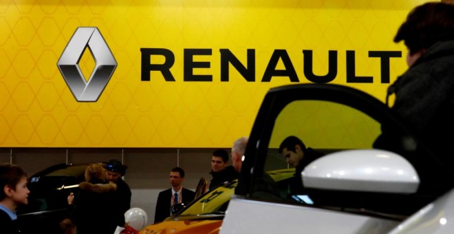 El stand de Renault en la Feria del Automóvil de Riga (Lituania). REUTERS/Ints Kalnins