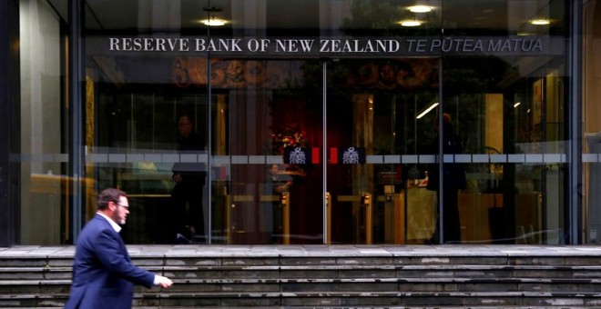 Sede del Banco de la Reserva de Nueva Zelanda (RBNZ), en el centro de Wellington. REUTERS/David Gray