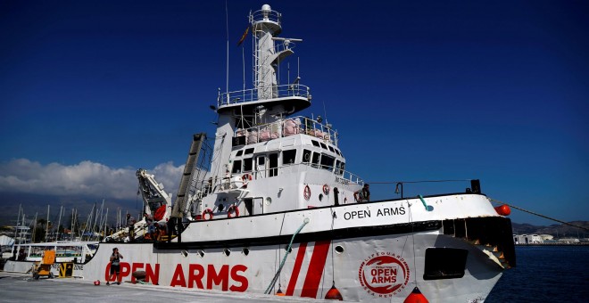La embarcación de Open Arms. / Reuters