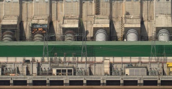 Vista de la hidroeléctrica de Belo Monte, este jueves en Altamira (Brasil) | EFE