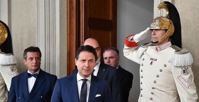 El encargado de formar una nuevo Gobierno en Italia, Giuseppe Conte.- EFE/EPA/ALESSANDRO DI MEO