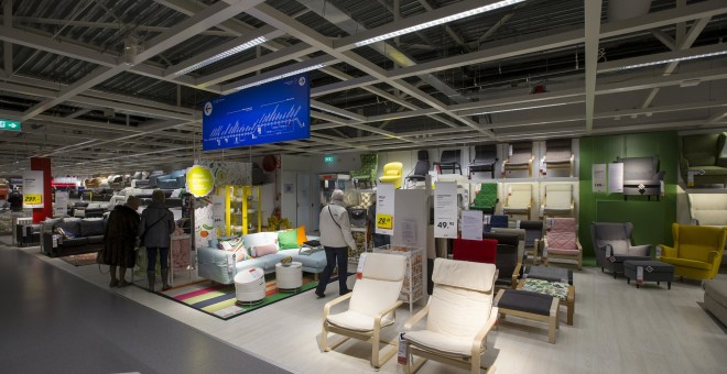 El interior de IKEA Concept Center en Delft, Holanda, sede y tienda de la empresa. REUTERS/Yves Herman