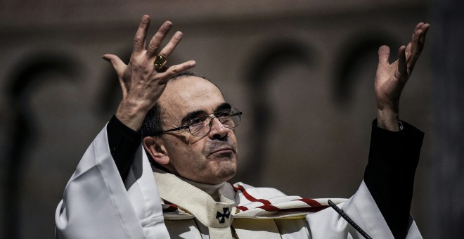 El arzobispo de Lyon, Philippe Barbarin. AFP/JEFF PACHOUD