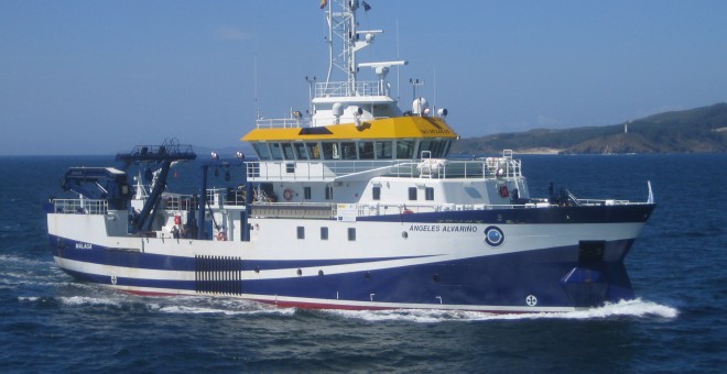 El buque oceanográfico español 'Ángeles Alvariño'