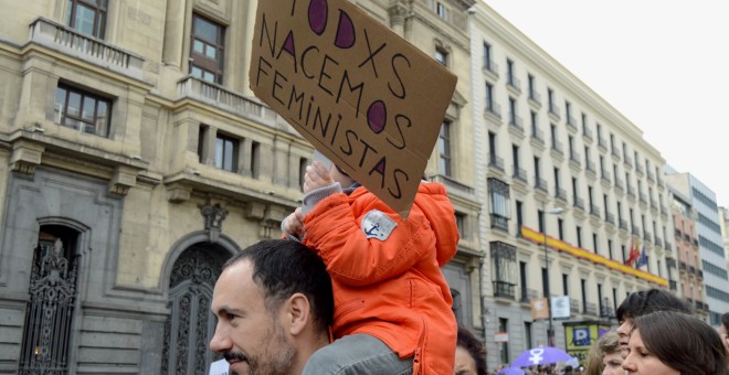 A la lucha se han unido ancianos, hombres, niños que han gritado por la igualdad y feminismo - Arancha Ríos