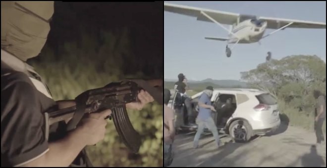 Las armas llegan desde EEUU a México en coche o en avioneta. / DMAX