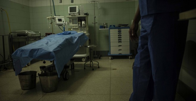 Uno de los quirófanos operativos del Hospital Oncológico Luis Razetti de Caracas, Venezuela.- JAIRO VARGAS