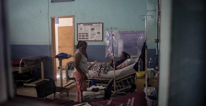 Pacientes en el Hospital Luis Razetti de Caracas, Venezuela.- JAIRO VARGAS