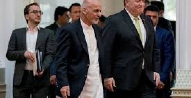 El Secretario de Estado de EEUU, Mike Pompeo, en una visita a Afganistán | Reuters