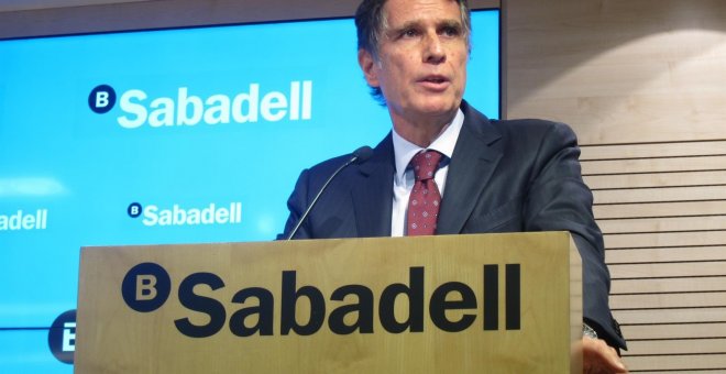 El consejero delegado del Banco Sabadell, Jaime Guardiola. E.P.