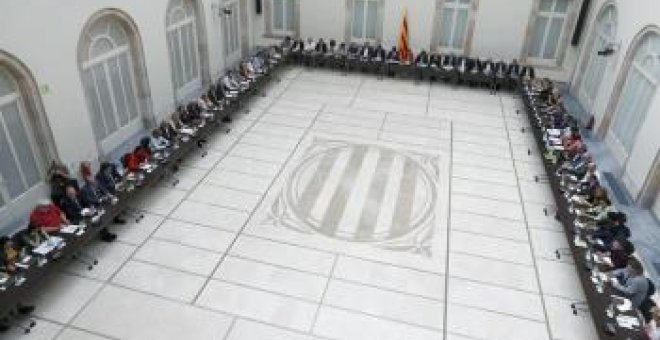 Reunión del Pacte Nacional pel Referèndum en la sede del Parlament de Catalunya