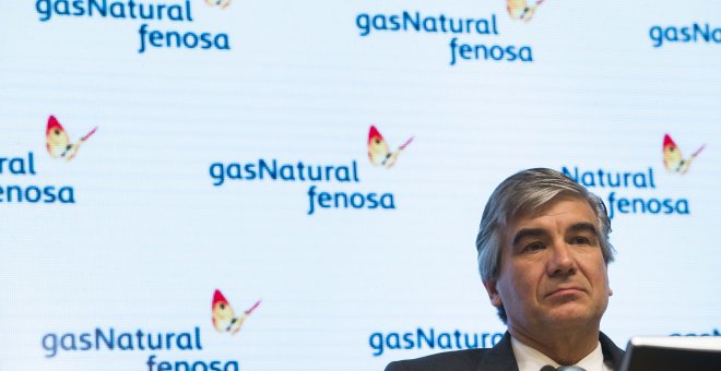 El nuevo presidente ejecutivo de Gas Natural Fenosa, Francisco Reynés, en la presentación de resultados 2017.