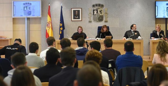 Juicio a los ocho acusados de agresión en Altsasu. EFE/Fernando Villar