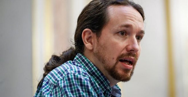 El secretario general de Podemos, Pablo Iglesias. EFE/Emilio Naranjo