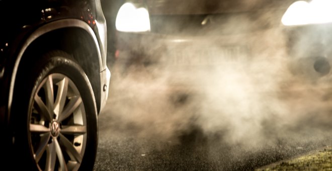 El transporte por carretera es la principal fuente de emisiones de gases contaminantes. AFP