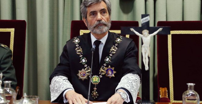 Carlos Lesmes, presidente del Consejo General del Poder Judicial (CGPJ). EFE/Ángel Díaz