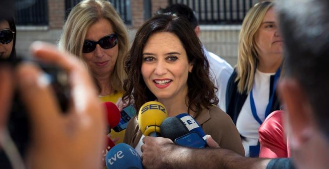 La candidata del PP a la Asamblea de Madrid, Isabel Díaz Ayuso. - EFE