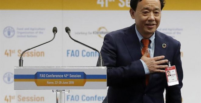 El viceministro chino Qu. EFE/EPA/Riccardo Antimiani