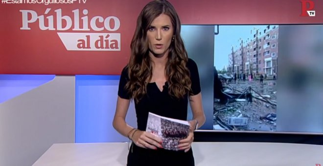 Nùria Martínez en el informativo 'Público al Día' del 4 de julio de 2019