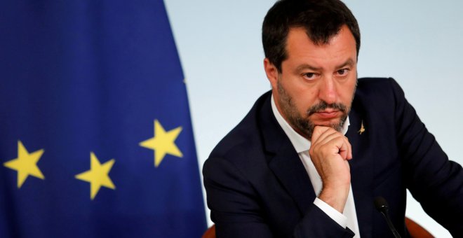 El ministro de Interior italiano, Matteo Salvini.- REUTERS