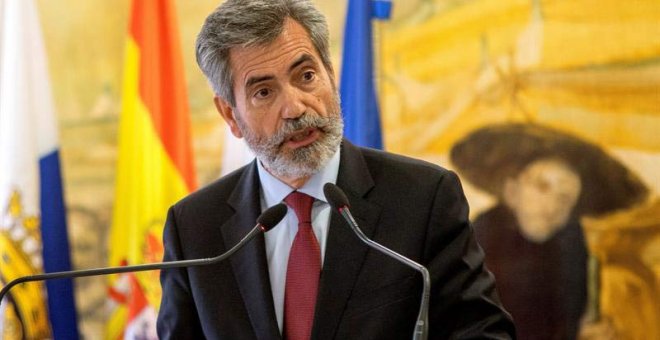 El Presidente del Tribunal Supremo y del Consejo General del poder judicial, Carlos Lesmes. (ROMÁN G. AGUILERA | EFE)