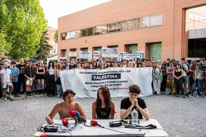 Las acampadas de estudiantes seguirán ante las 'promesas vacías' de CRUE y exigen la 'ruptura total' con Israel