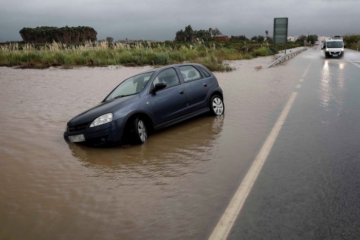 Las lluvias torrenciales de València, en imágenes