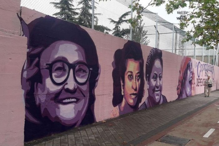 El antes y el después de los murales feministas vandalizados