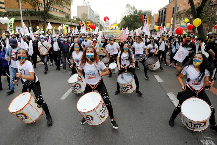 Las manifestaciones en Colombia contra la reforma tributaria, en imágenes