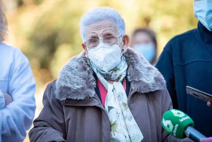 Araceli Hidalgo, la primera mujer en vacunarse contra la covid-19 en España, cumple 100 años