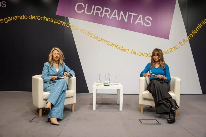 Yolanda Díaz: 'Las mujeres llegamos a tener una triple jornada laboral'