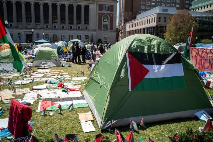 Los estudiantes de las principales universidades de EEUU se unen para protestar contra el genocidio en Gaza