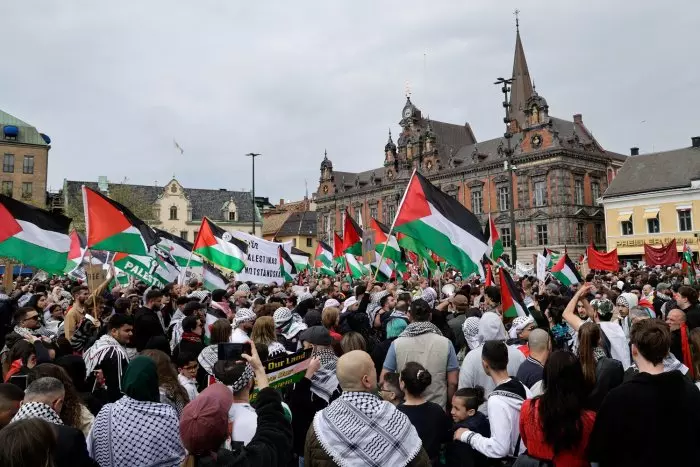 Miles de personas protestan en Malmö para pedir la exclusión de Israel de Eurovisión