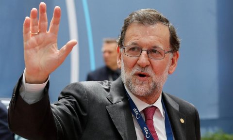 El presidente español en funciones Mariano Rajoy a su llegada al Consejo Europeo celebrado ayer en Bruselas. /EFE