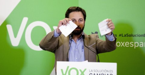 Santiago Abascal, líder de Vox. EFE