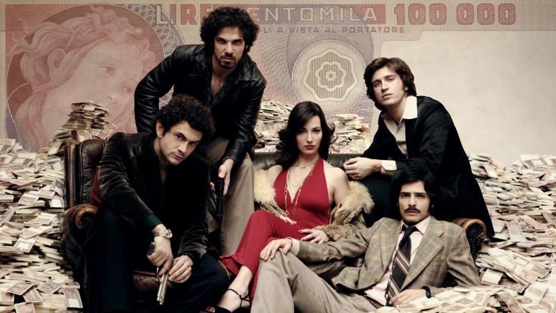 Los protagonistas de la serie italiana 'Roma Criminal'.