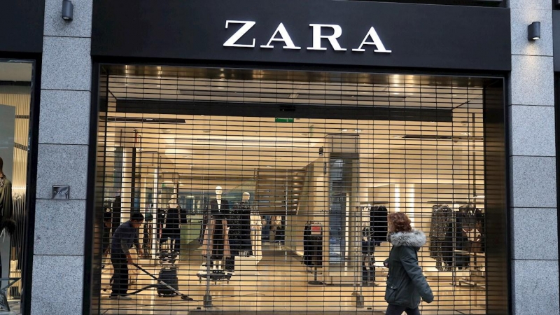 Vista de una tienda de Zara, la principal enseña del grupo textil  Inditex. EFE/ Fernando Alvarado