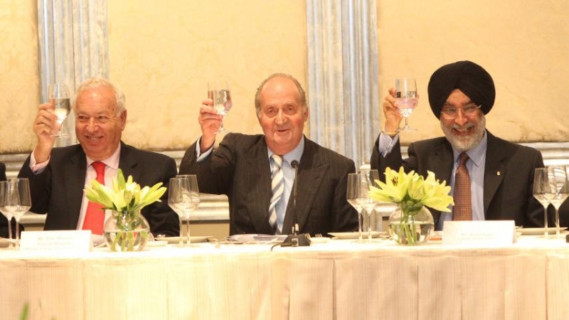 Juan Carlos I en India